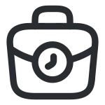 Brifecase Timer SVG Icon